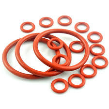 O Shaped Silicone Rubber Flat Rings , Silicone Seals And Gaskets For Petroleum Machinery